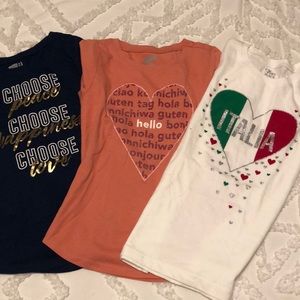 Crazy 8 bundle of tees nwt